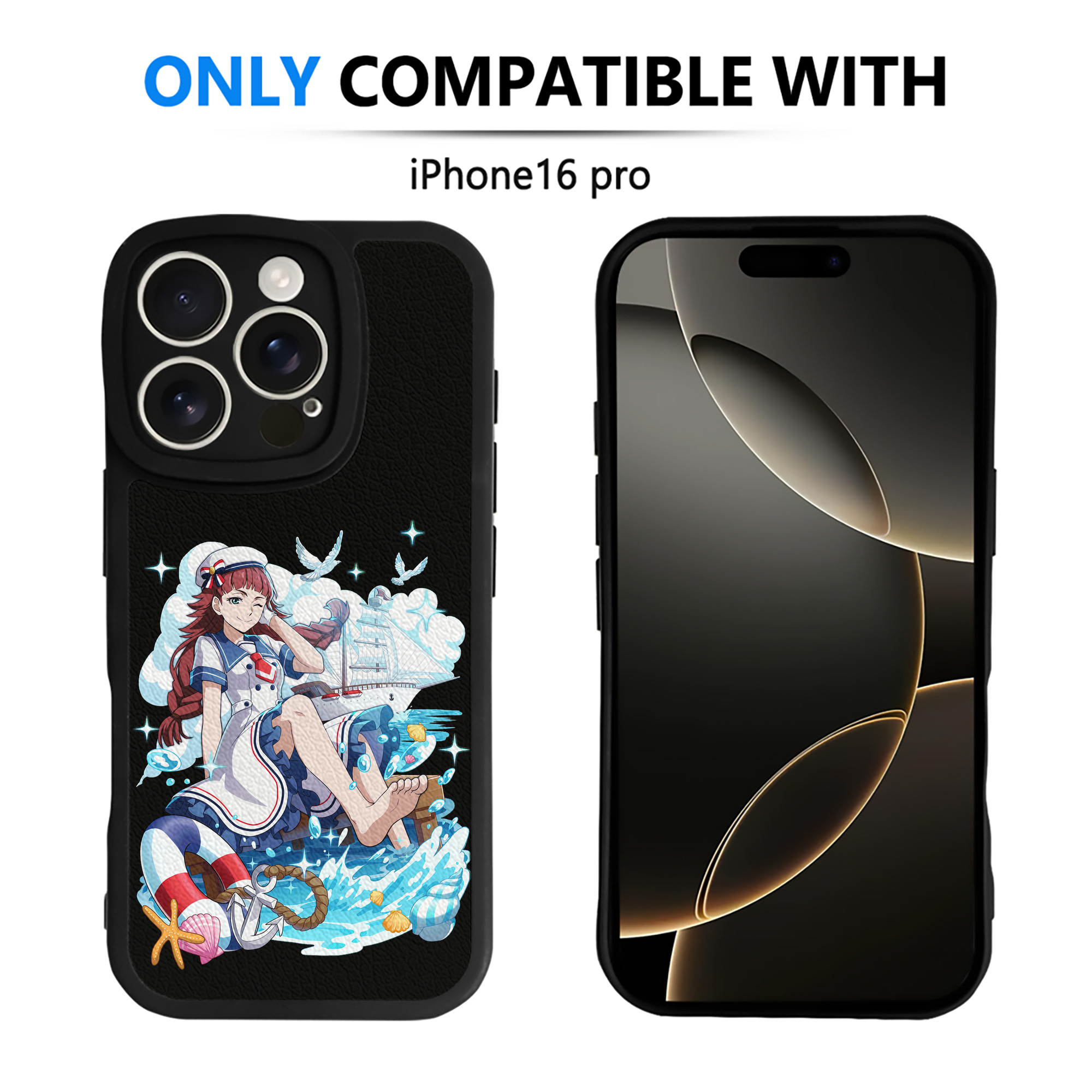 （画像用） 文豪ストレイドッグス Bungo Stray Dogs 【iPhone 16シリーズ対応】シリコンスマホケース（レザー調） 材質：シリコン